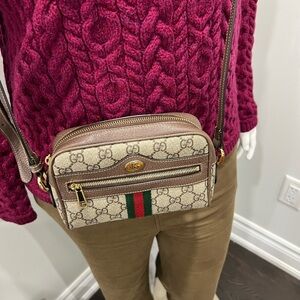 Authentic Gucci Ophidia Mini Crossbody Bag